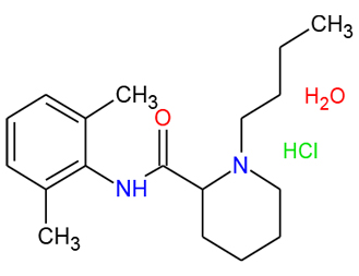 bupivacaine hydrochloride monohydrate CAS 73360-54-0